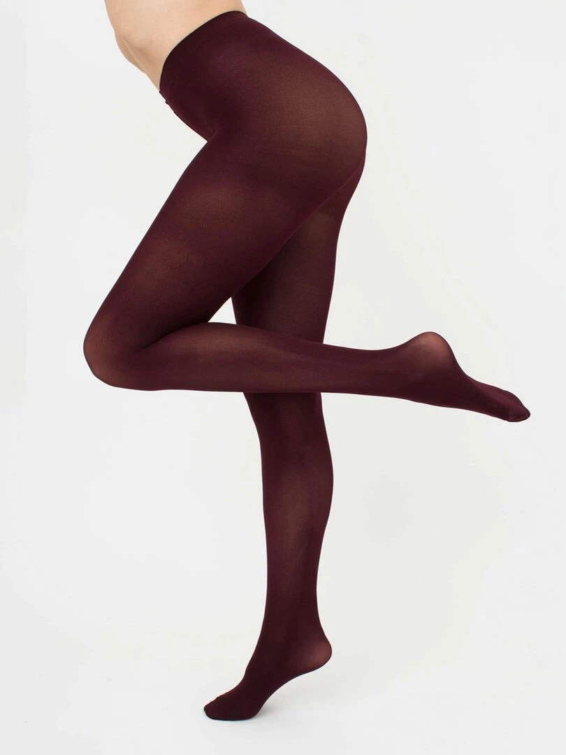 Giulia Blues Collant 70den classique matte opaque et chaude Bordeaux M Bordeaux