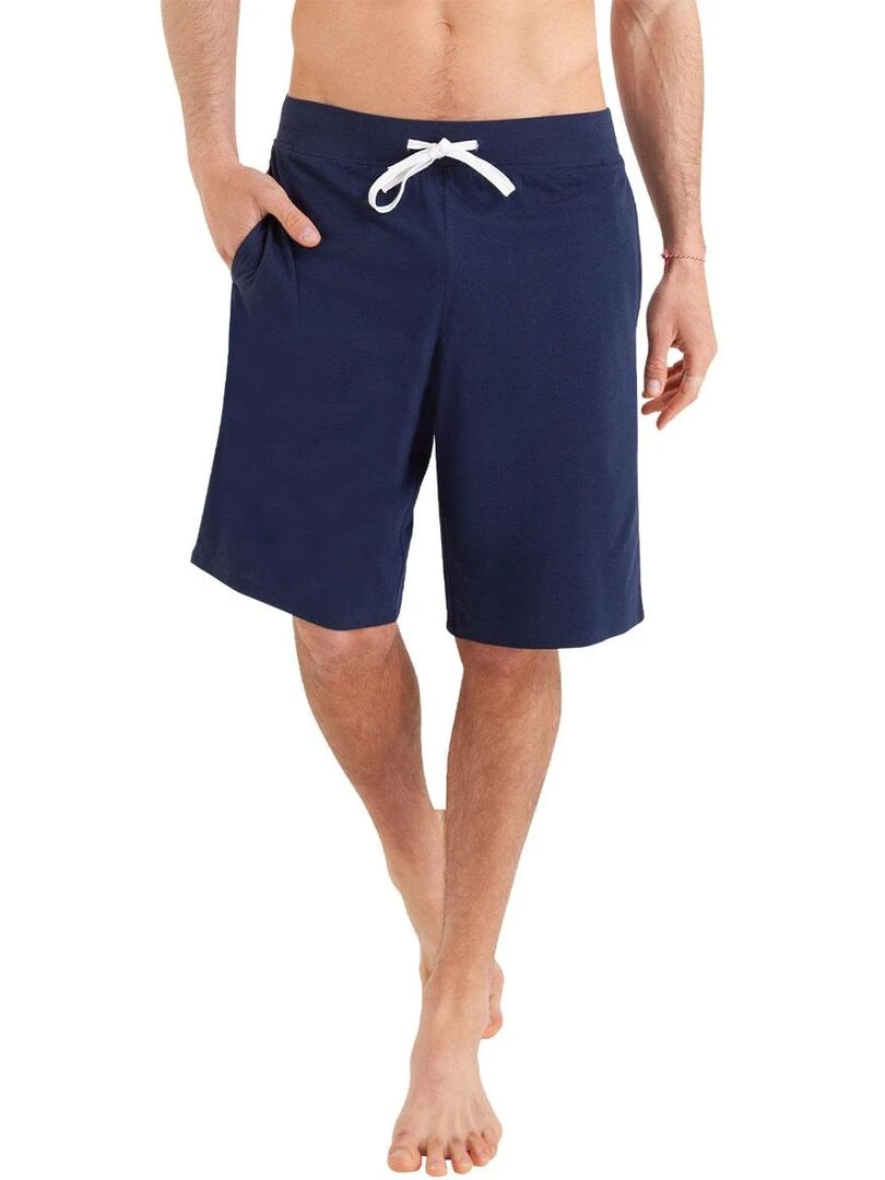 Pyjama court homme Chic Bleu