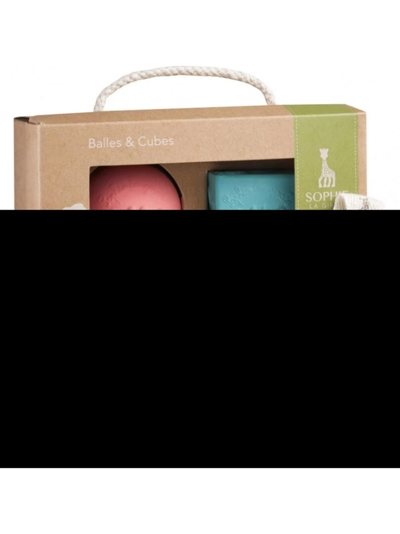 Lot de 2 balles et 2 cubes So'Pure N/A