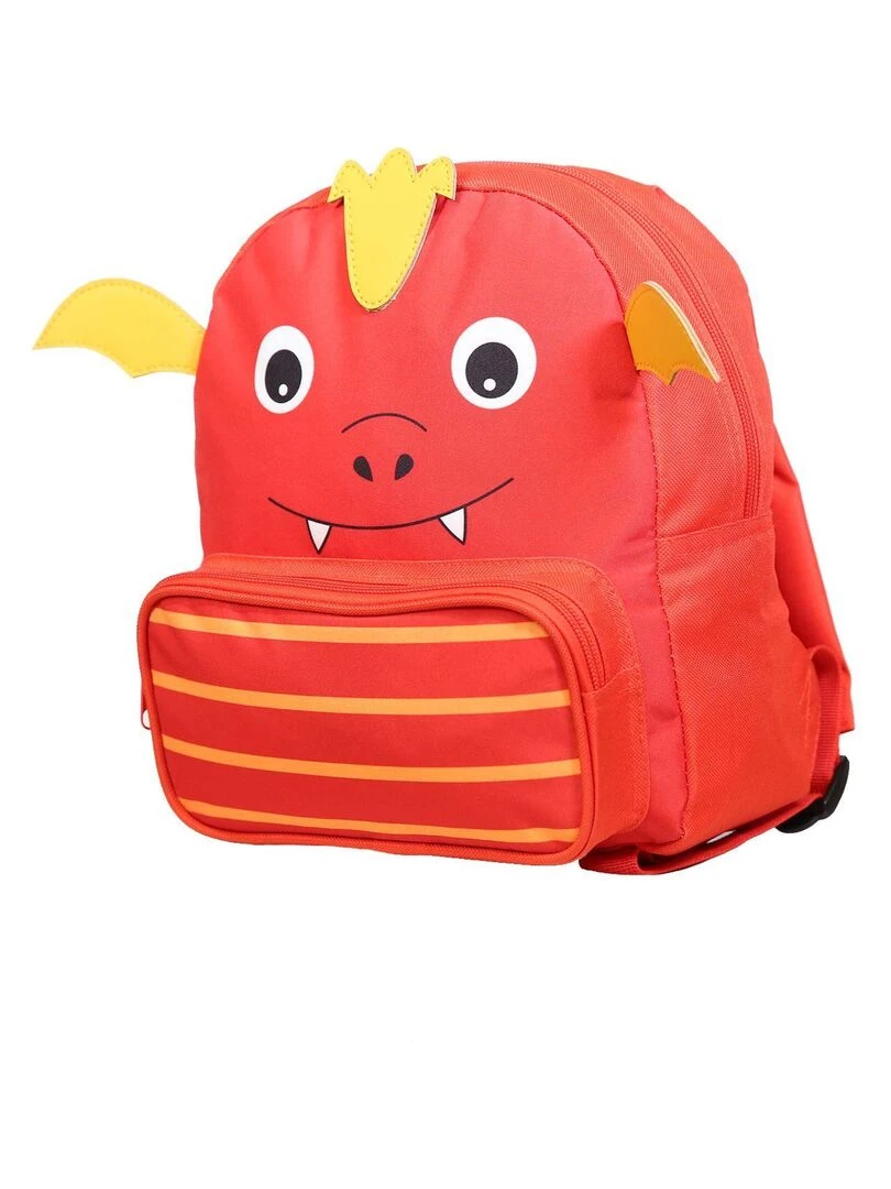 BAGTROTTER Sac à dos gouter maternelle 3D Dragon Kids Rouge Rouge