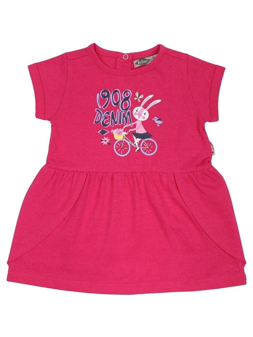 Lee Cooper   Ensemble ​​Tunique legging bébé fille Imprimé Lee Cooper   Rose fushia