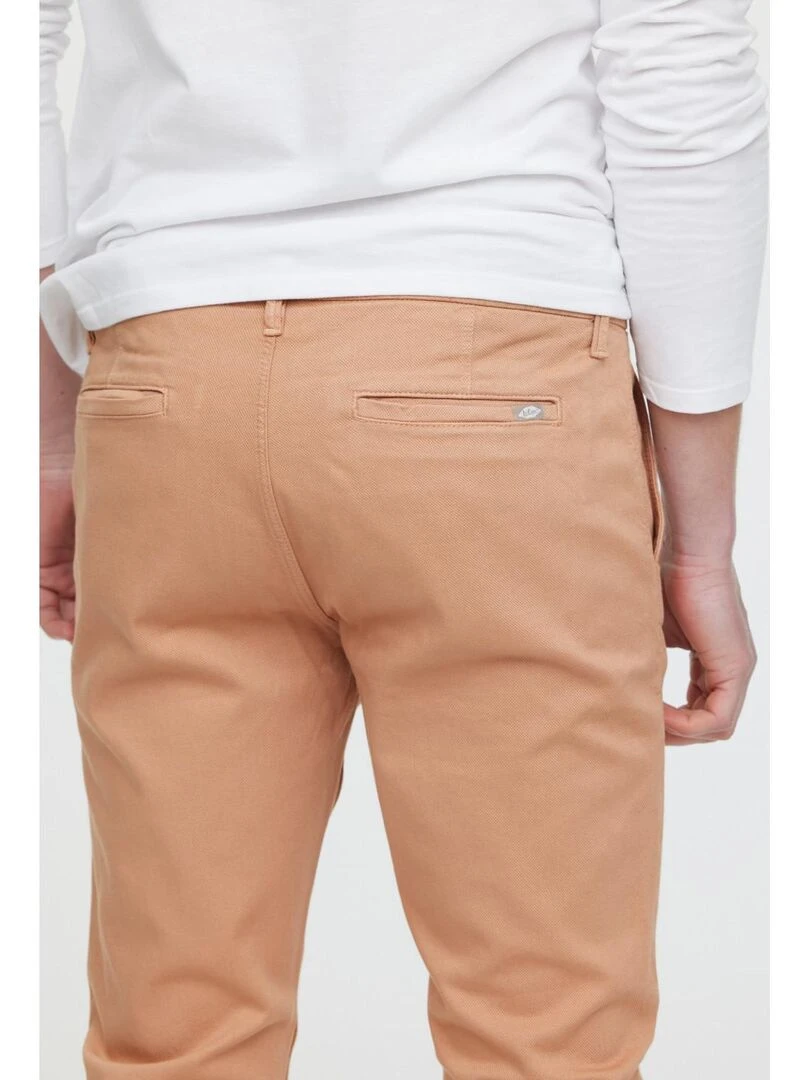 Lee Cooper   Pantalon coton chino slim fit NEILS   Orange
