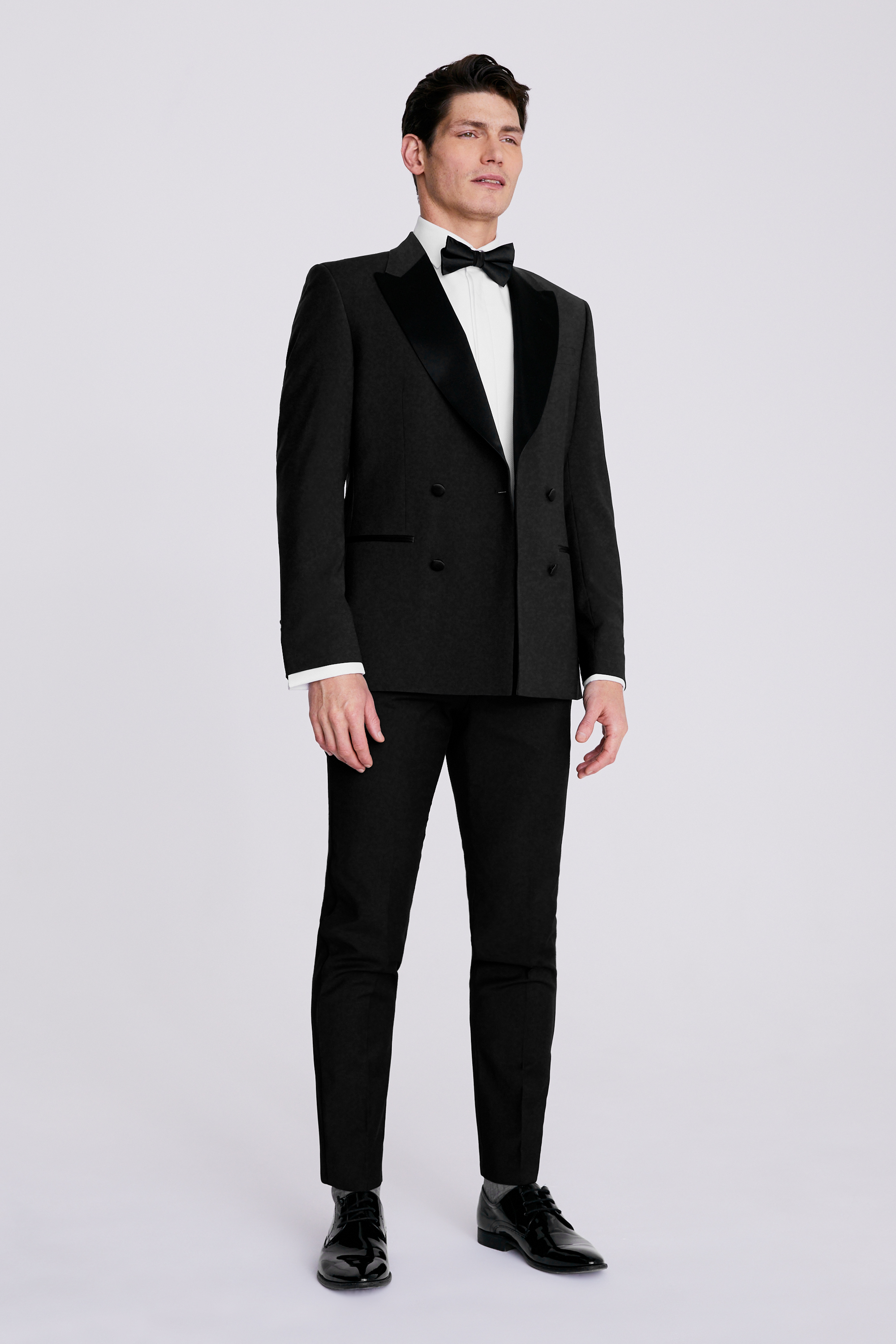 Ted Baker Tailored Fit Black Notch Lapel Tuxedo Jacket    Buy Online at Moss