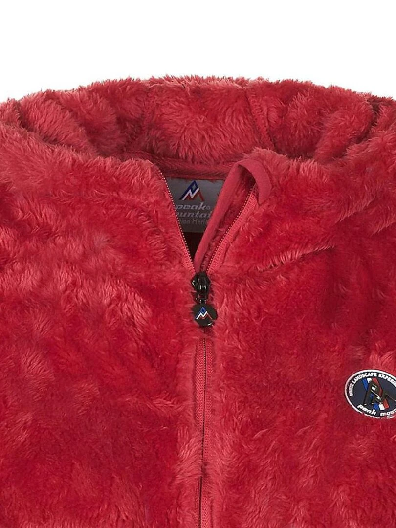 Veste polaire fille FALANZO   PEAK MOUNTAIN   Rouge