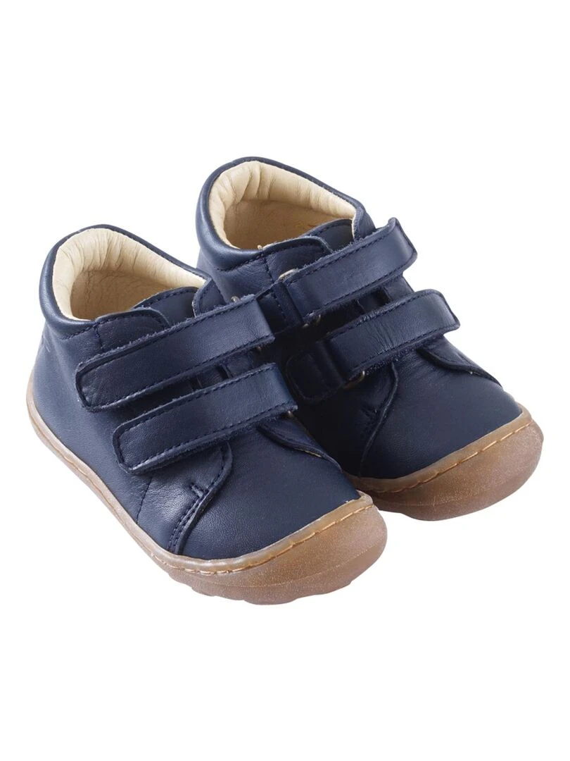 Chaussures premiers pas cuir Pumpy Bleu Bleu