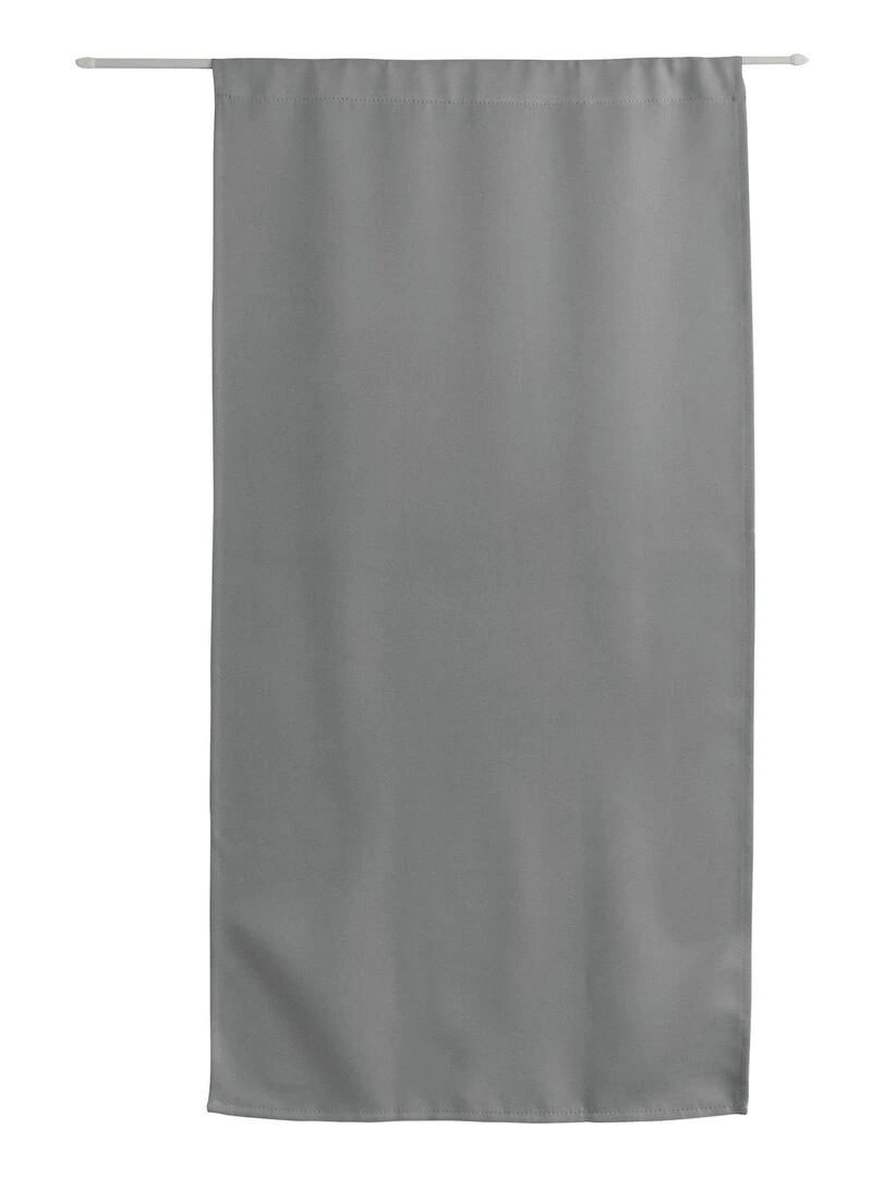 Rideau de porte occultant Gris clair