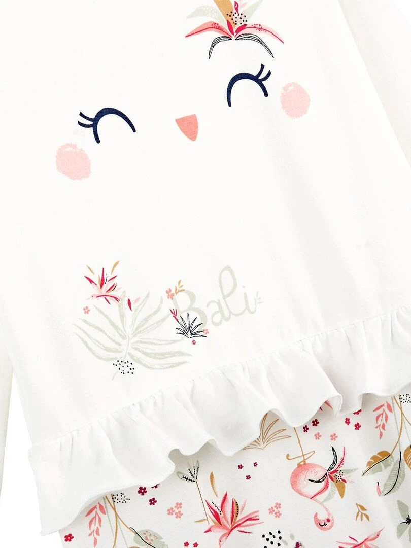 Pyjama bébé Petit Paradis   Ecru