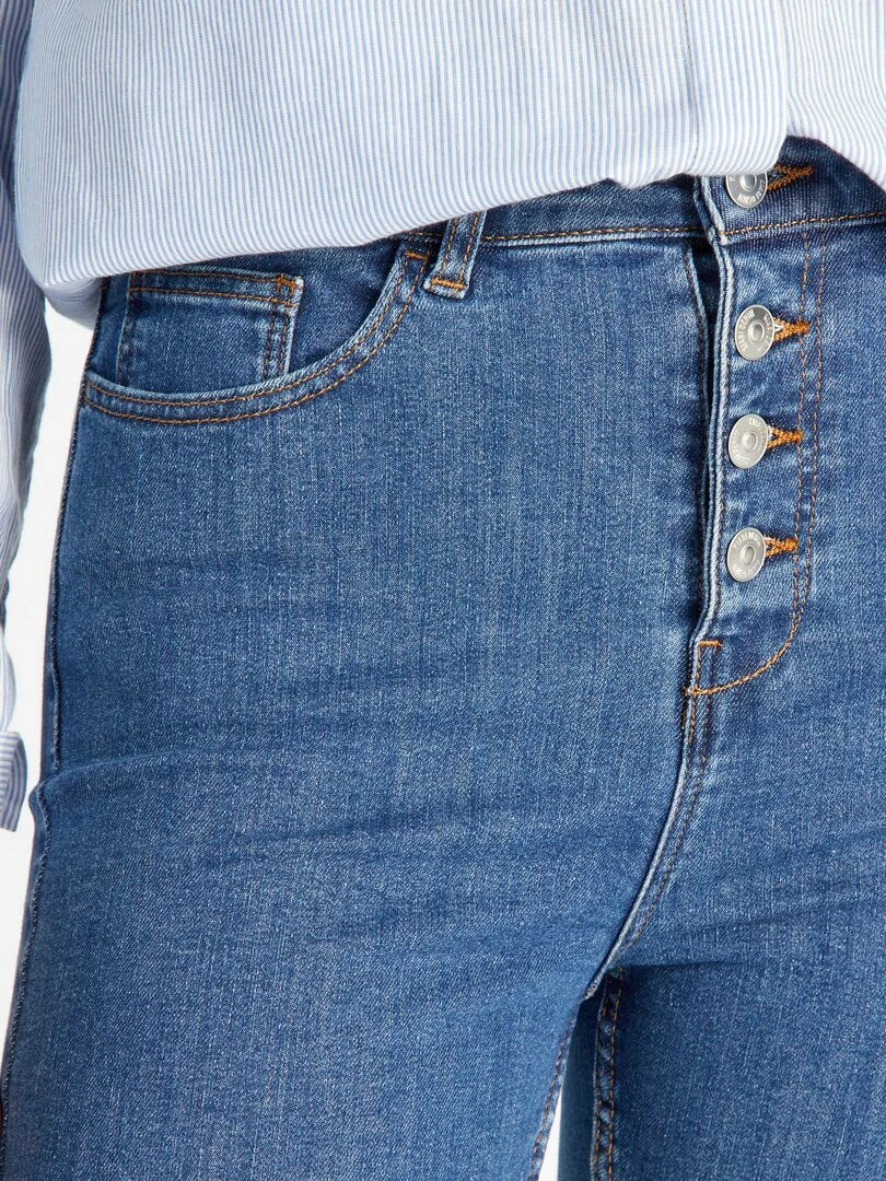 Jean skinny taille haute   Stone
