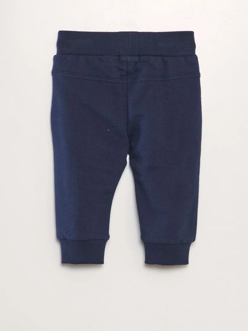 Jogging avec poches zippées Bleu