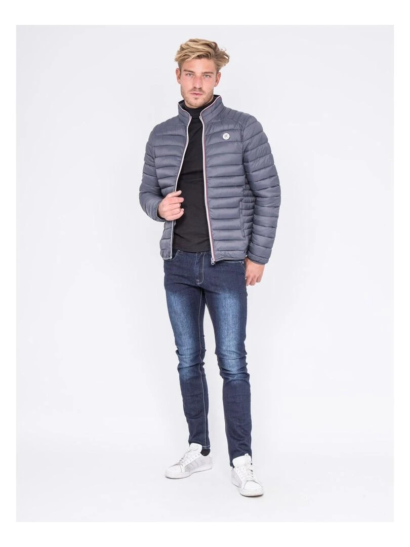 Doudoune légère col montant ZERUBIA   Gris