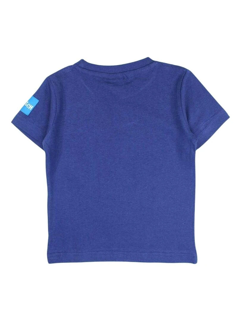 La Pat' Patrouille   T shirt garçon imprimé La Pat' Patrouille en coton   Bleu
