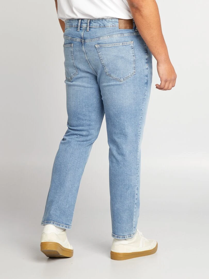Jean droit à 5 poches   L34   Bleu clair