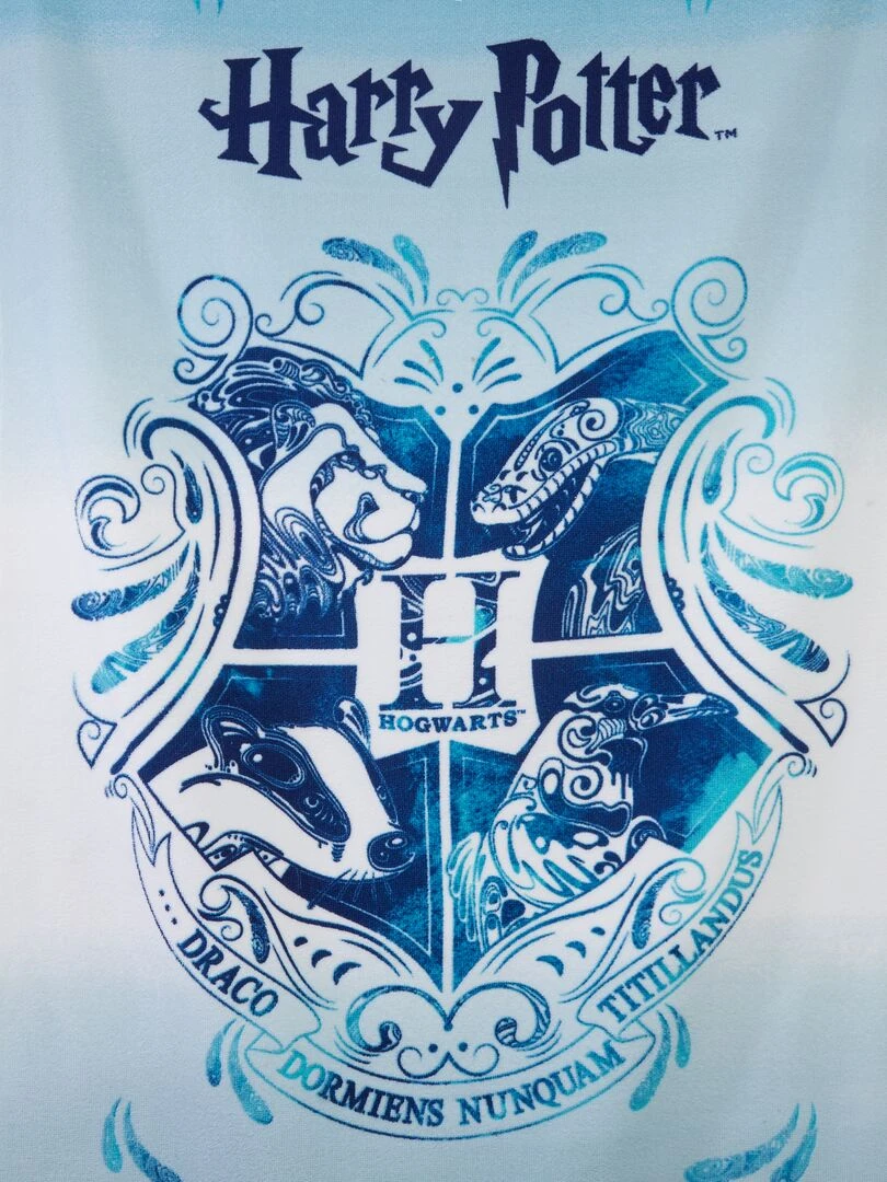 Serviette de plage 'Harry Potter' bleu