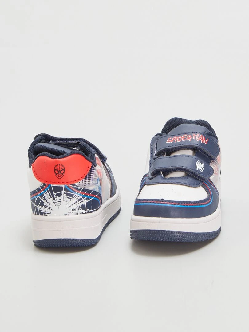 Baskets à scratchs 'Spider Man'   Bleu/rouge