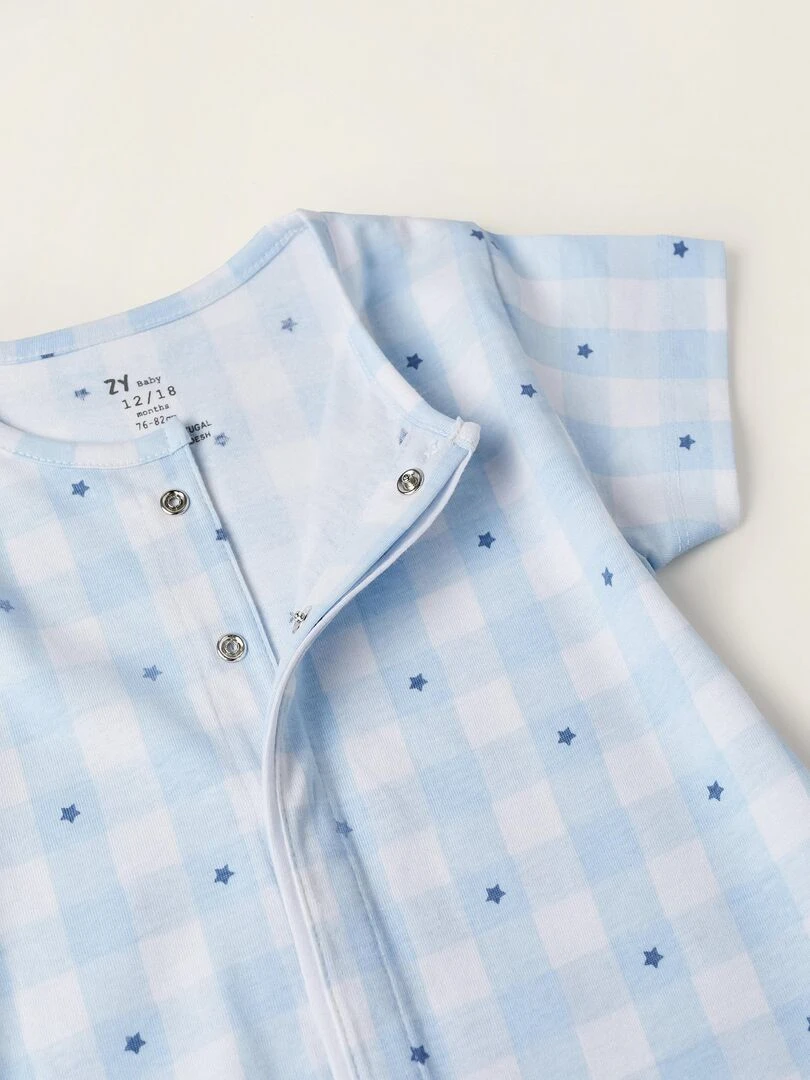 Pyjama Combinaison pour Bébé Garçon manches longues ESSENTIALS LINE   Bleu
