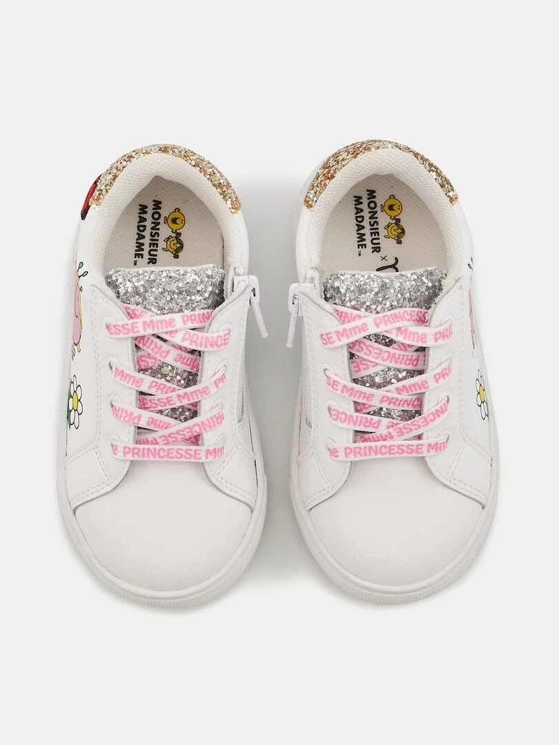 Mini Simone Monsieur Madame Princesse   Blanc