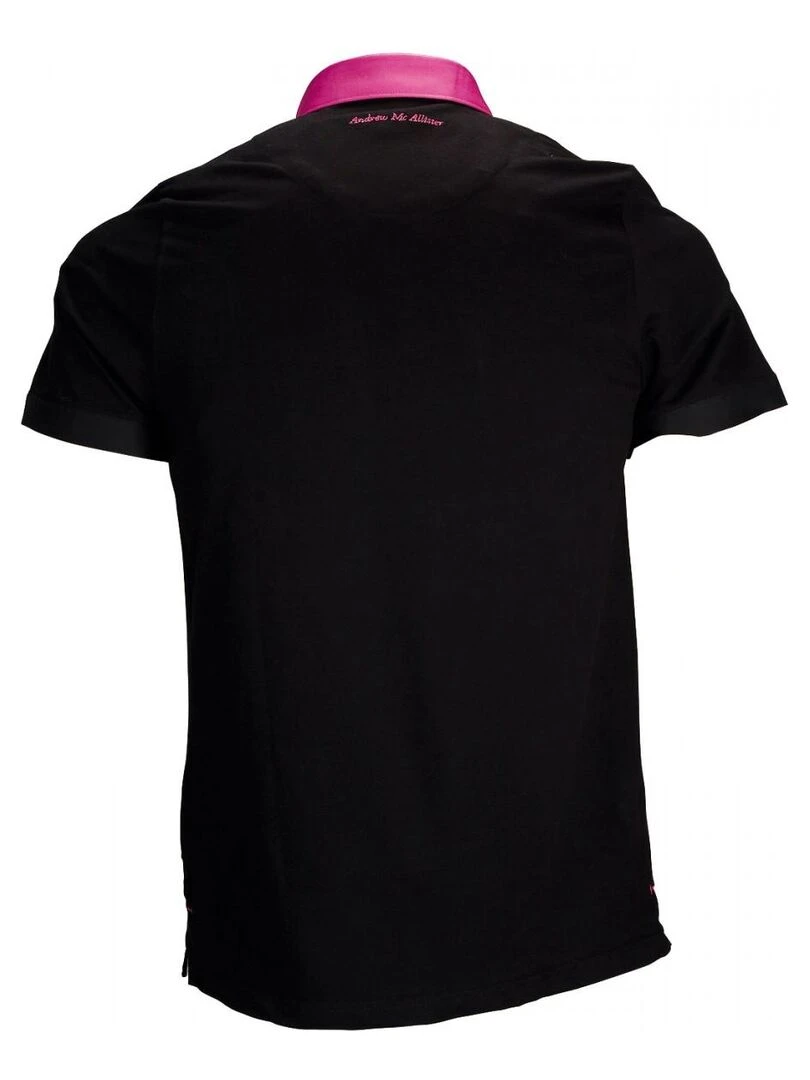 Polo brodé KYLE Noir