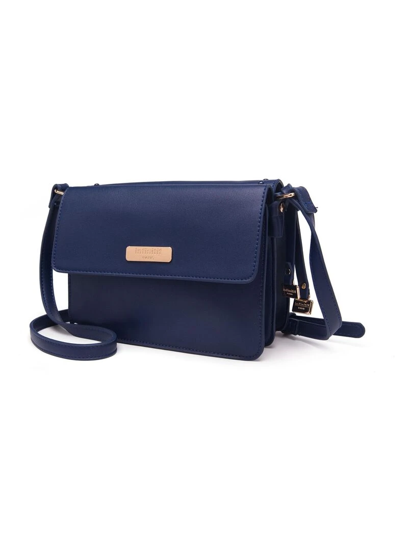 INFINITIF SAC A MAIN CAMÉLIA Bleu foncé