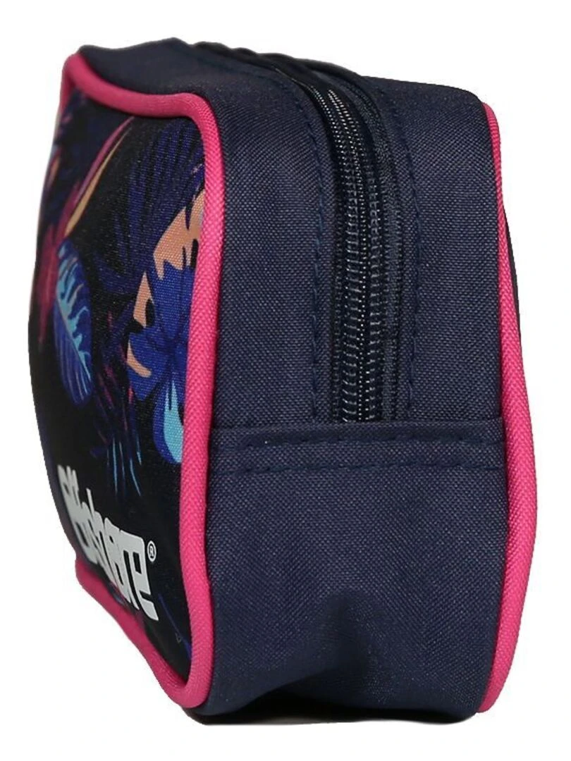 Trousse scolaire rectangulaire Offshore Hibiscus Bleue marine Bagtrotter   Bleu