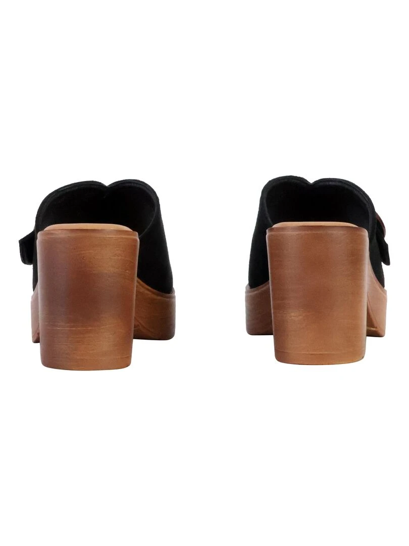 Mules à Talons The Divine Factory   Noir