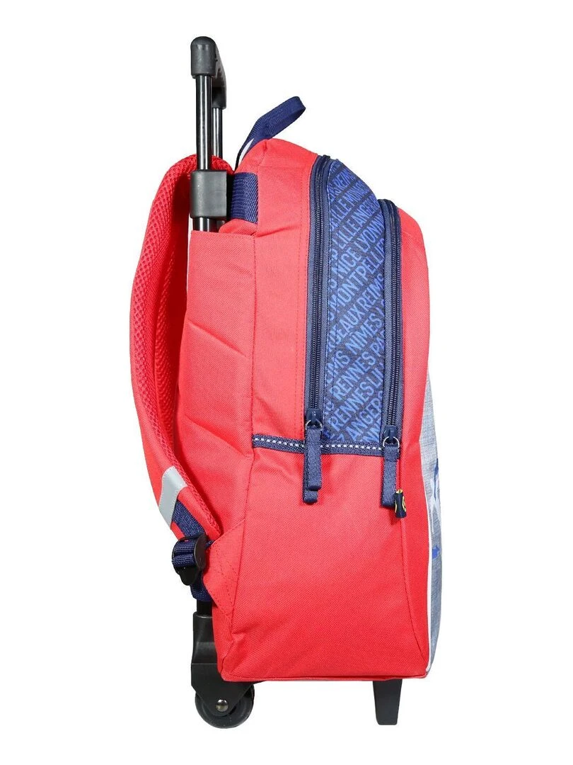 BAGTROTTER Sac à dos à roulettes Ligue 1 Uber Eats Football Gris   Gris