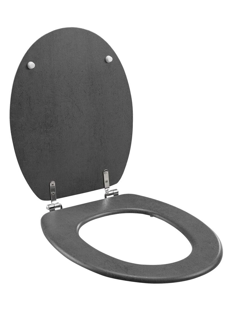 Abattant WC 37 x 46 cm Allium beton   Gris