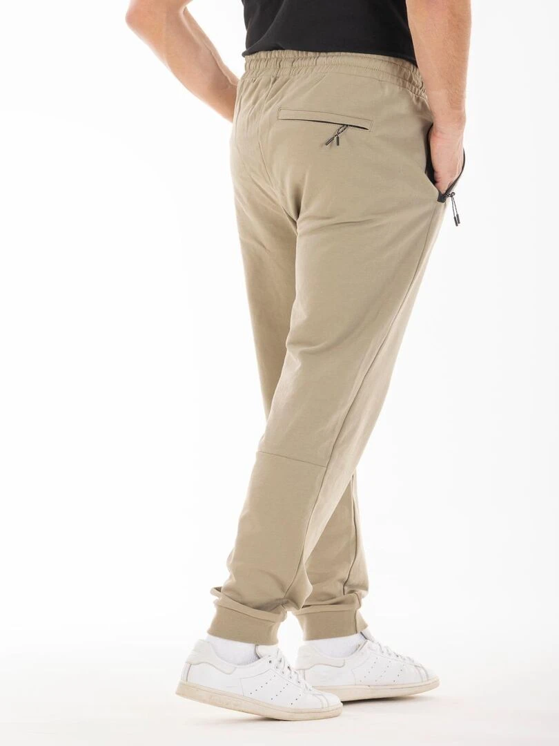 Pantalon de détente en molleton GEROMO 'Rica Lewis'   Beige
