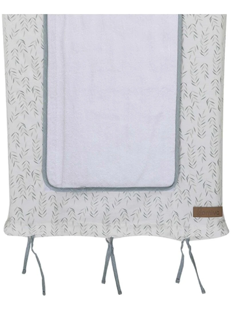 Matelas à langer à liens esprit nature   Blanc