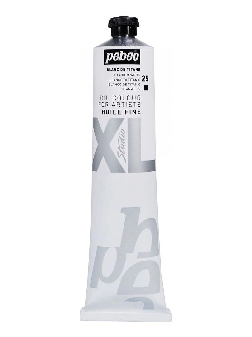 Peinture à l'huile fine XL Studio   Blanc de titane   200 ml   N/A
