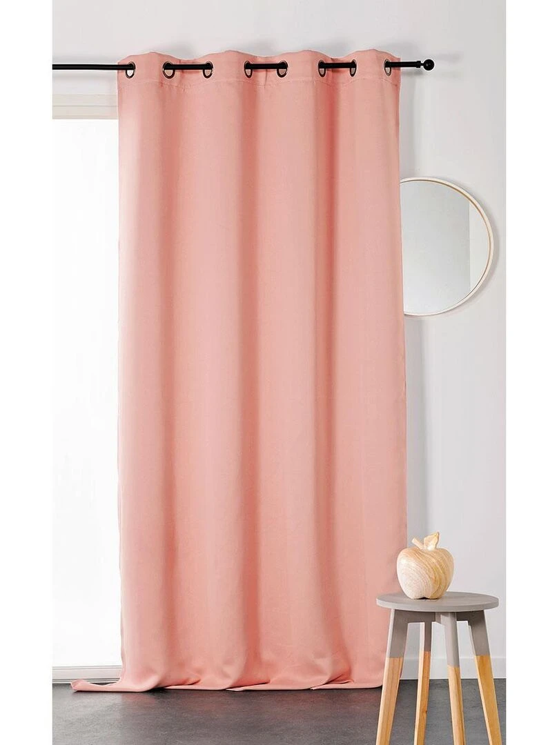Rideau obscurcissant coloré Rose clair