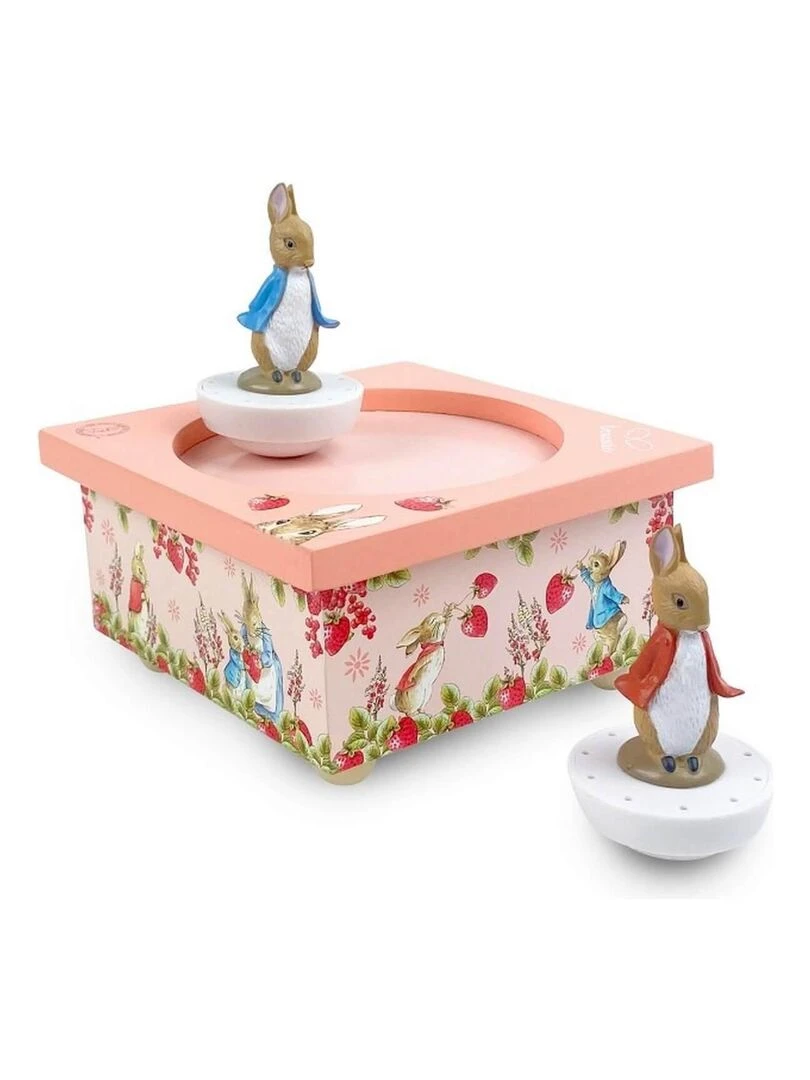Boîte à musique magnétique Fraises Pierre Lapin   N/A