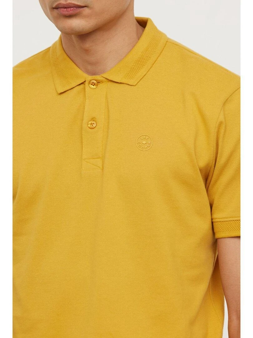 Lee Cooper   Polo manches courtes coton regular BAKO   Jaune citron