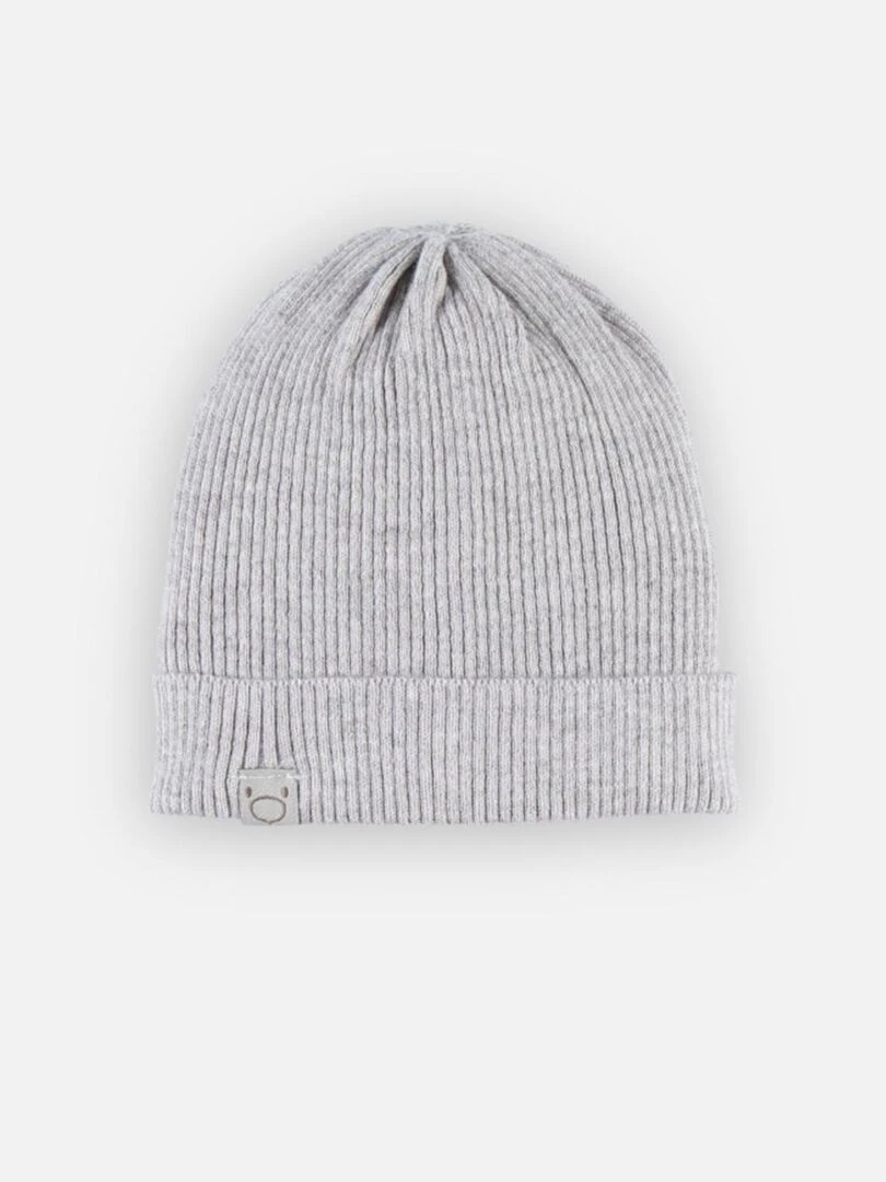 Bonnet de naissance greige Noukie's Beige