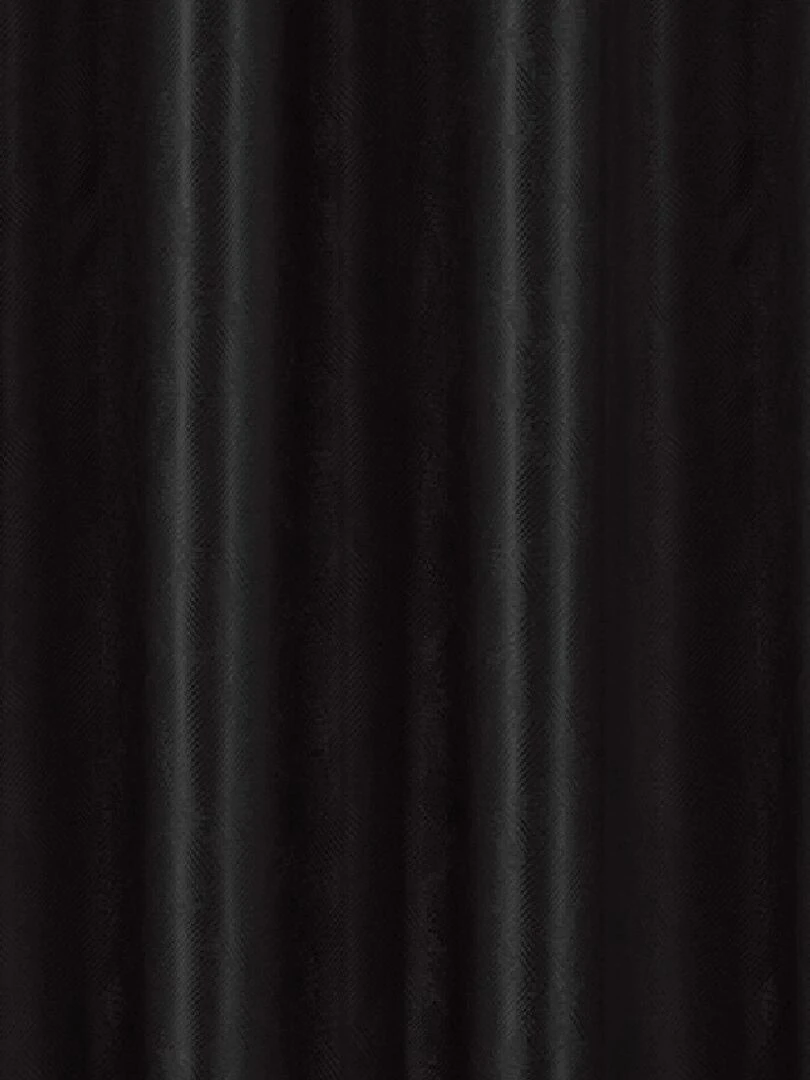 Paire de rideaux occultants à motifs géométriques   Noir