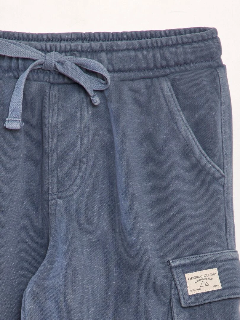 Bermuda avec poches sur les côtés Bleu gris