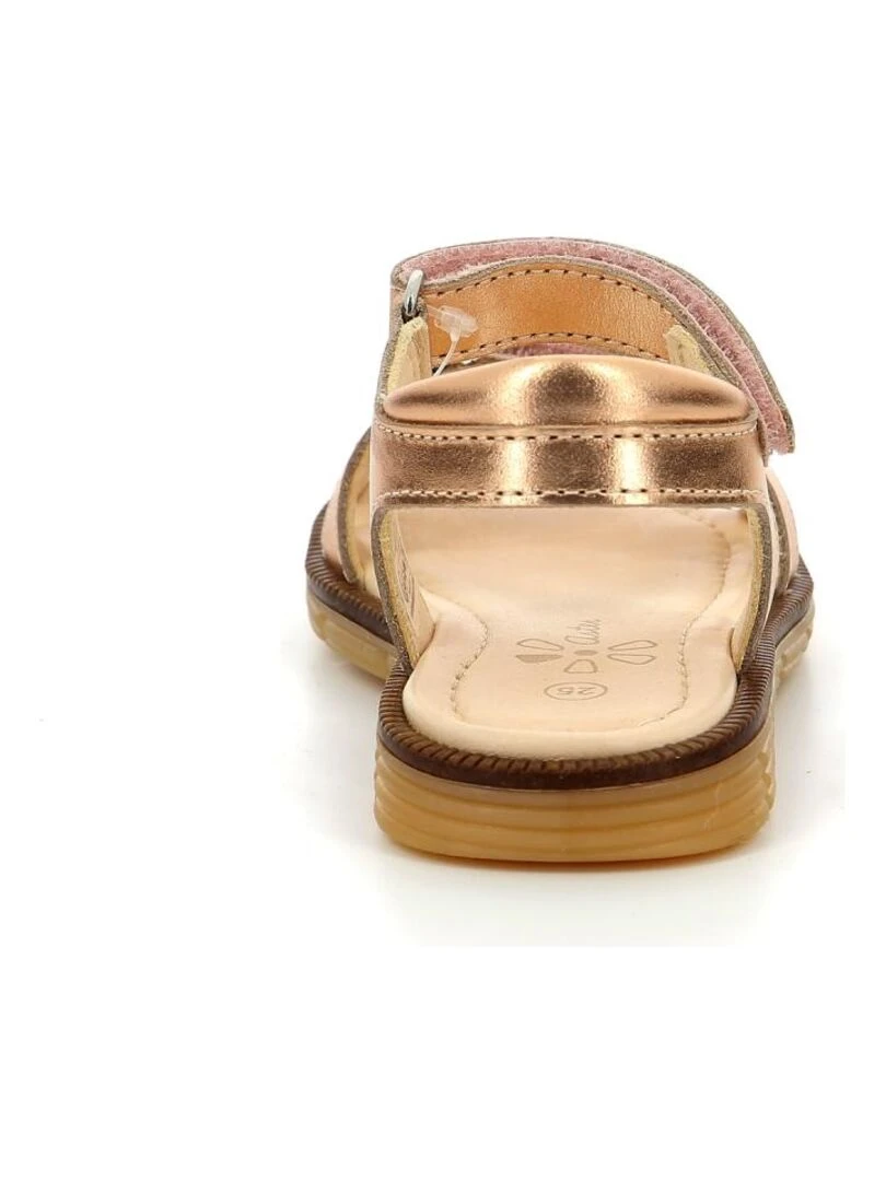 Sandales Cuir Grekia   Rose