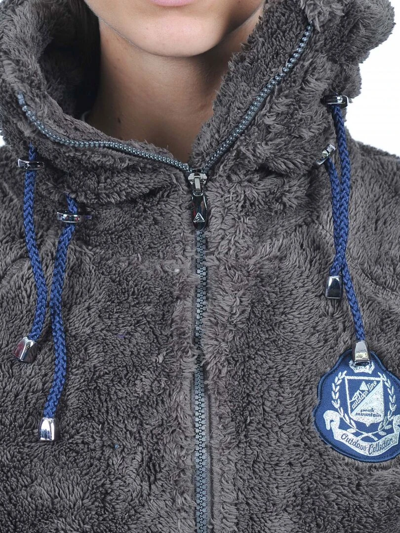 Blouson polaire femme ASANA   Marron