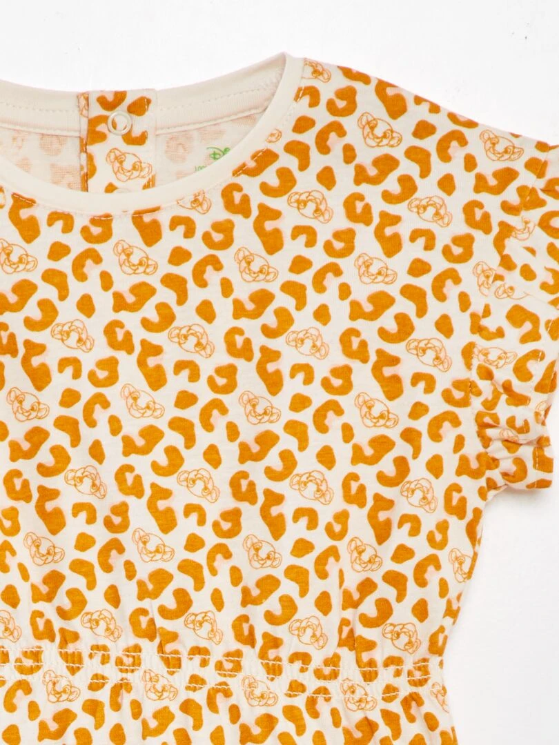 Robe manches volantées 'Disney Baby' Simba