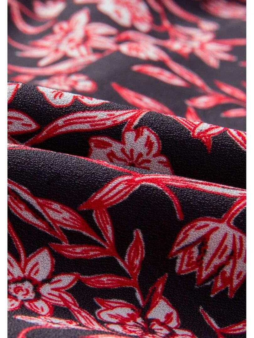 KAPORAL   Top imprimé floral coton biologique droite TINA   Rose