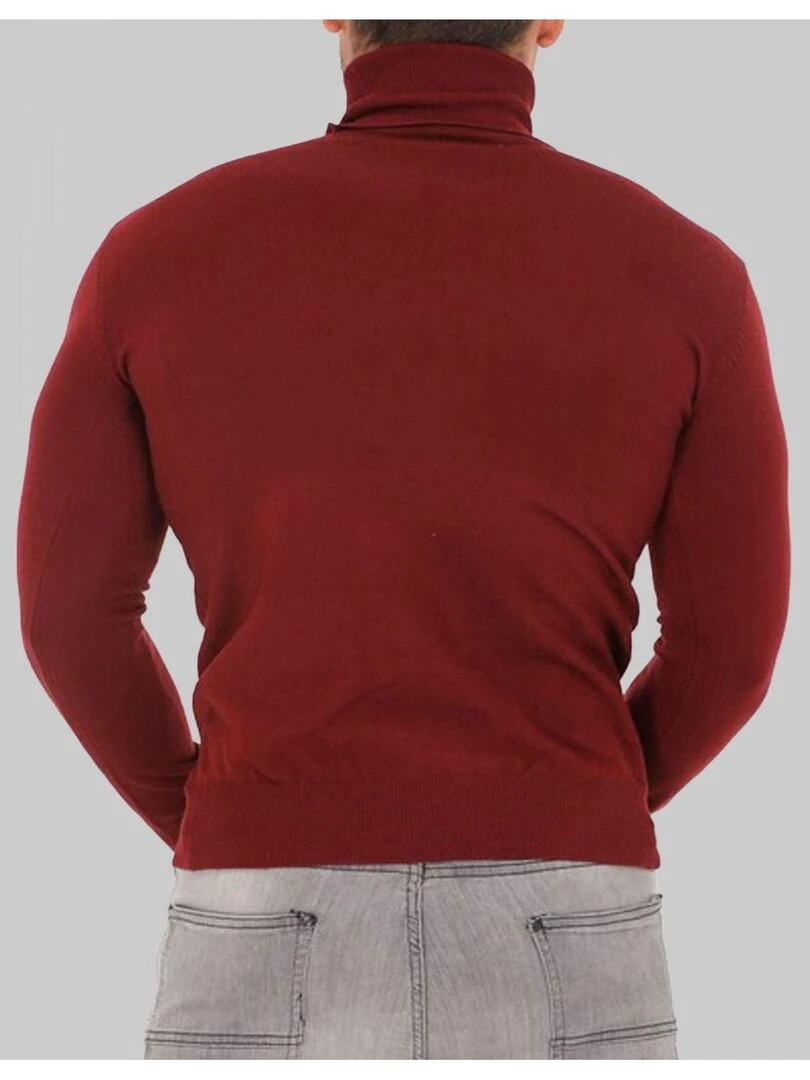 Pull col roulé Kebello   Bleu