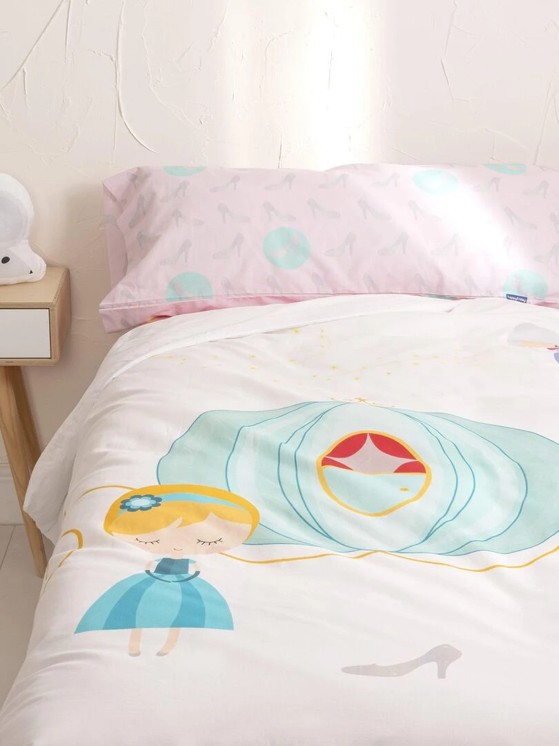 Parure housse de couette 2 pièces Pumpkin "Happyfriday"   Bleu Jaune