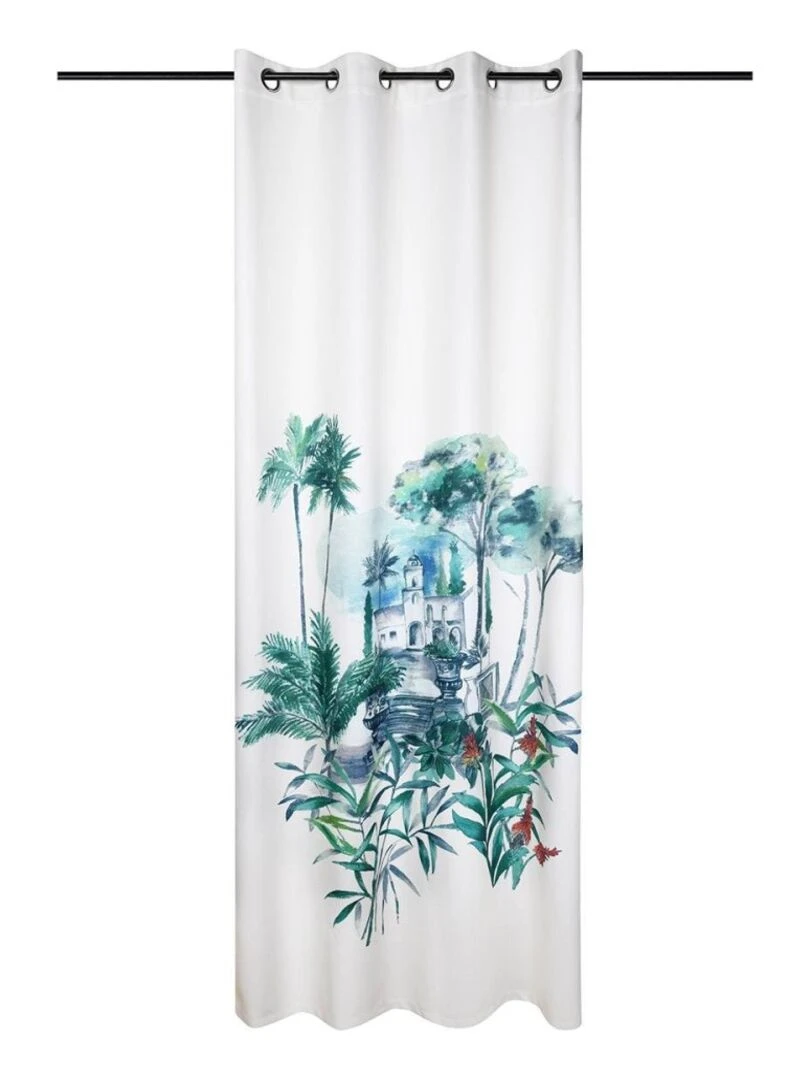 Rideau à œillets 140x260 cm Quito vert Vert