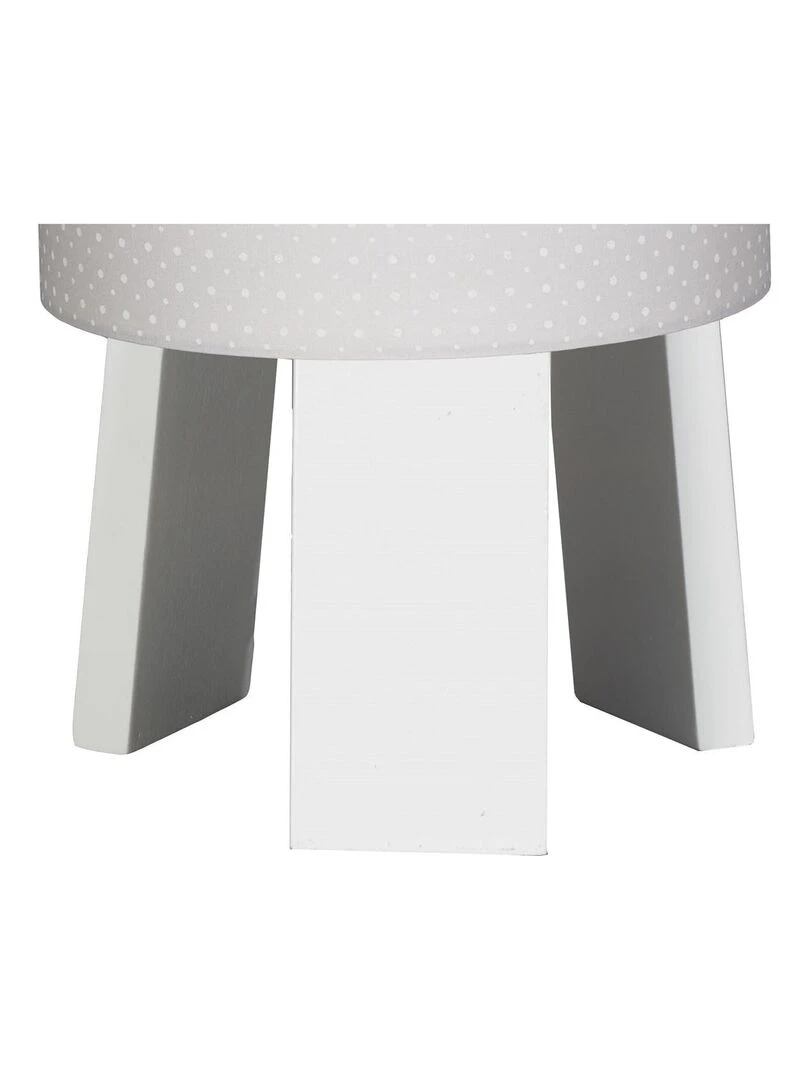 Lampe De Chevet Avec Pied en coton beige SAUTHON Beige