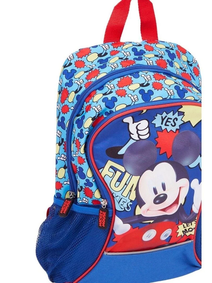 Disney   Sac garçon imprimé Mickey 38x22x12 cm   Bleu marine