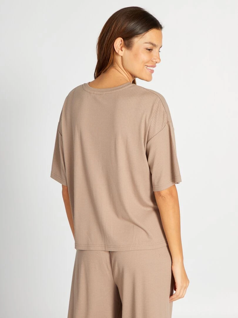 Haut de pyjama   Gris