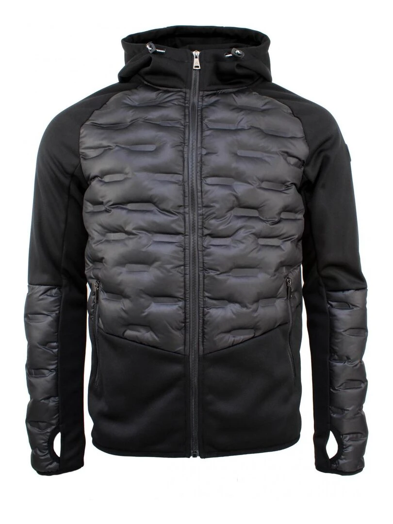 Blouson polaire homme CLOWN PEAK MOUNTAIN Noir Noir