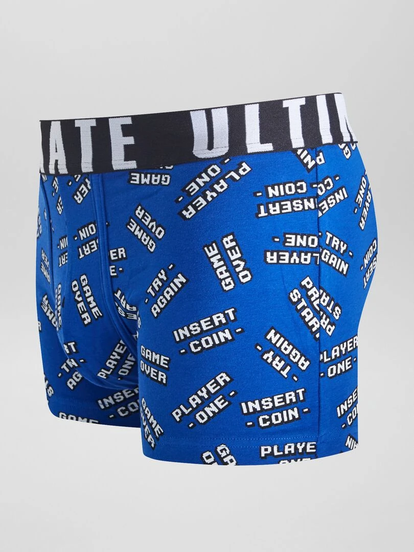 Lot de 3 boxers fantaisie   Noir/vert