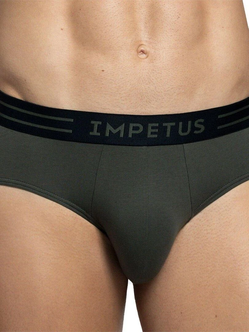 Pack de 2 slips unis en coton Majestic   Rouge
