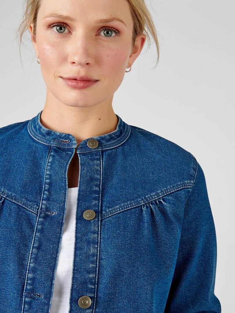 Veste en jean   Damart   Bleu