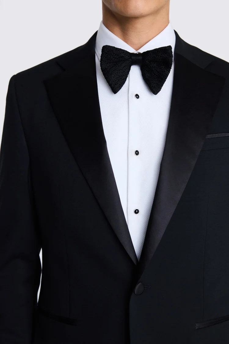 Ted Baker Tailored Fit Black Notch Lapel Tuxedo Jacket    Buy Online at Moss
